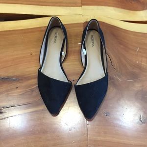 Black Suede Flats